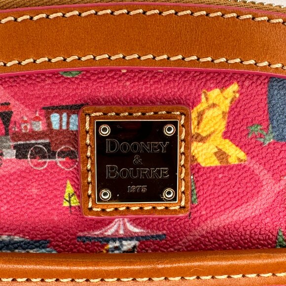 Dooney & Bourke Disney Park Life Attraction Graphic Pink Crossbody Bag - Picture 2 of 10
